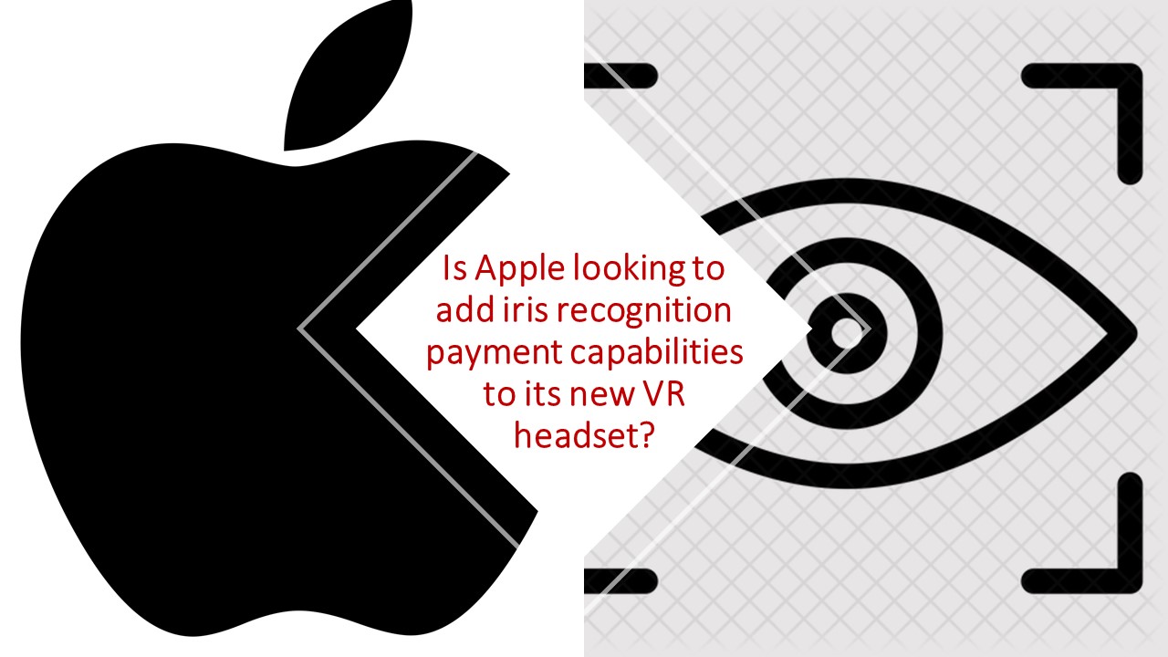 Apple logo and iris image